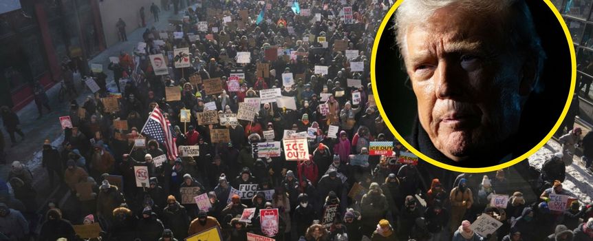 Protesty w Minneapolis. Prezydent USA Donald Trump
