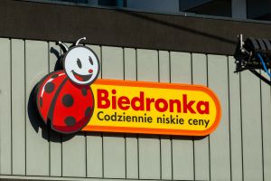  Logo sklepu Biedronka