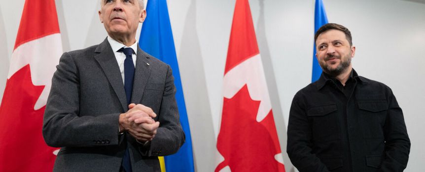 Mark Carney, Wołodymyr Zełenski