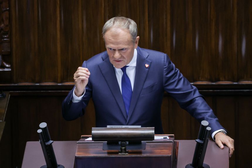 Premier Donald Tusk w Sejmie