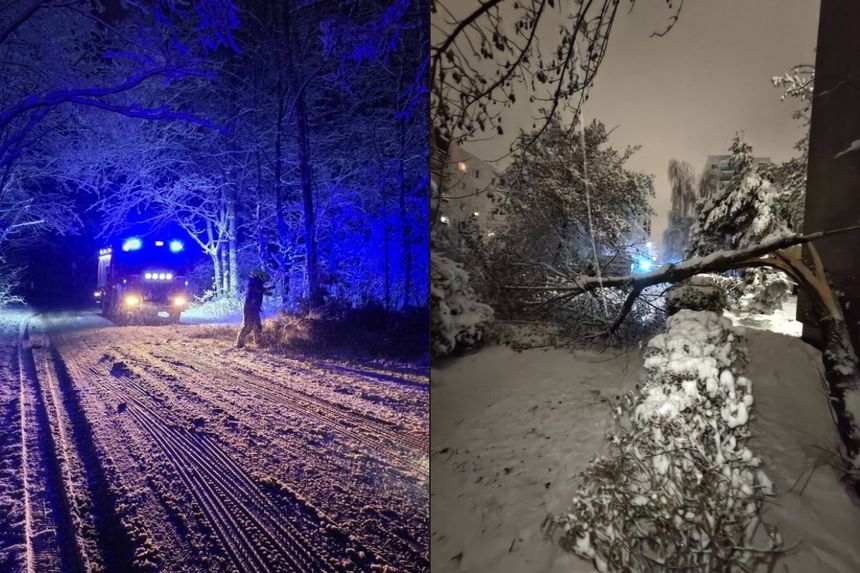Trudne warunki atmosferyczne w Wielkopolsce