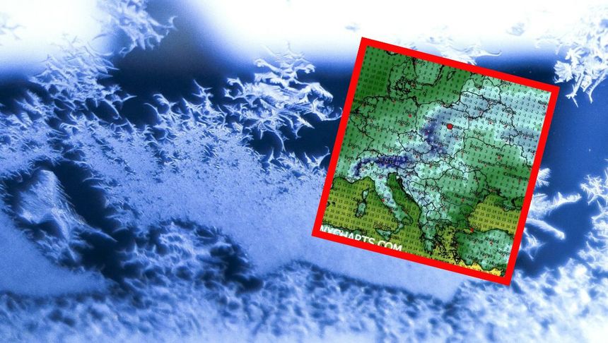 mrozy nad Europą