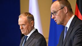 Donald Tusk i Friedrich Merz