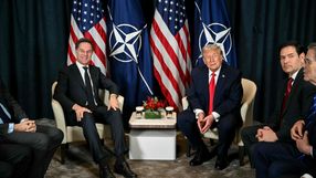 Mark Rutte, Donald Trump