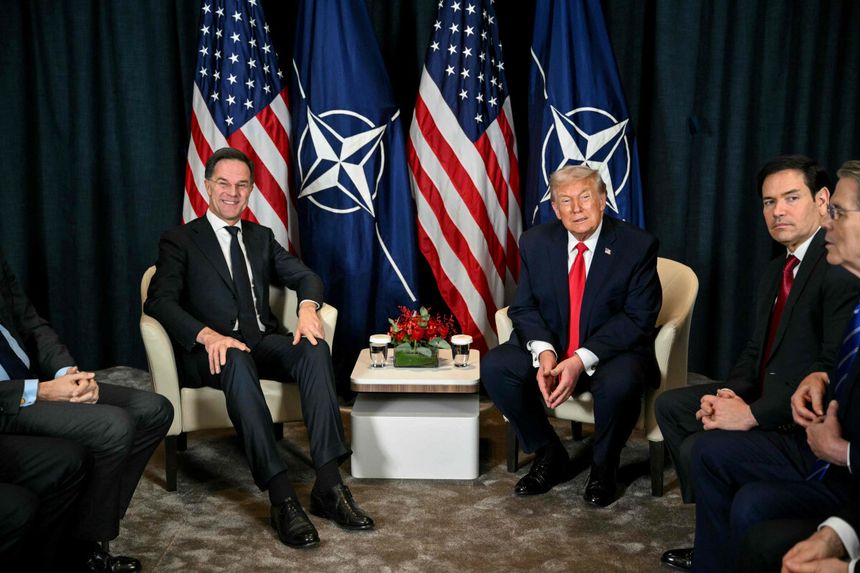 Mark Rutte, Donald Trump