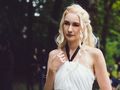 blond dziewczyna jak Daenerys