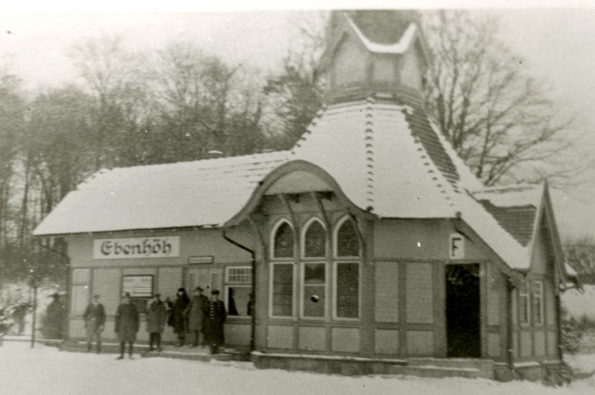 Dworzec w Budwitach 1920-1930