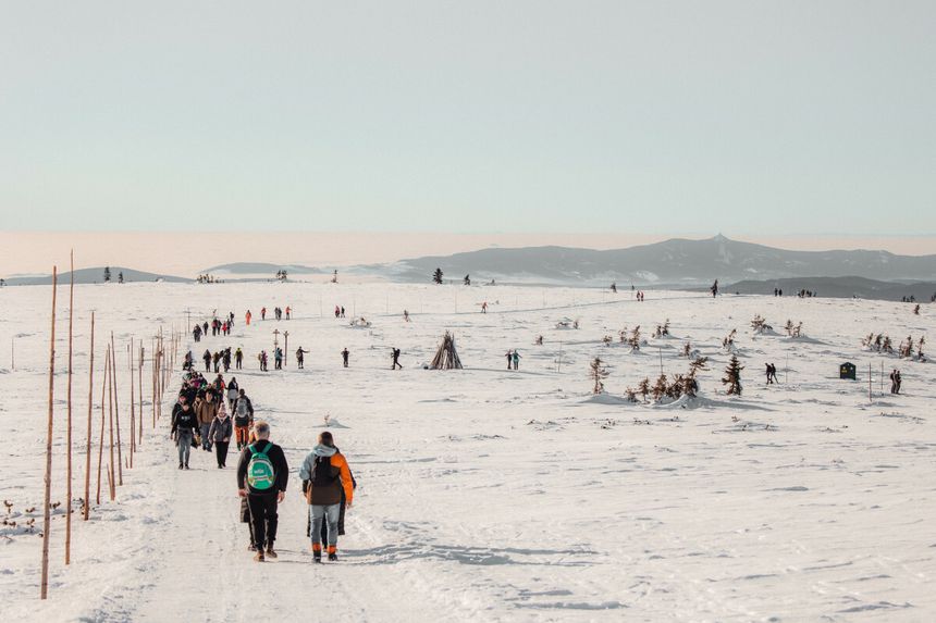 Karkonosze, zima