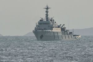 Chiński okjręt w pobliżu Tajwanu