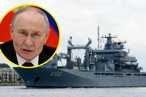 Okręt NATO. Prezydent Rosji Władimir Putin
