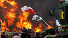 Policja użyła siły przeciwko protestującym rolnikom
