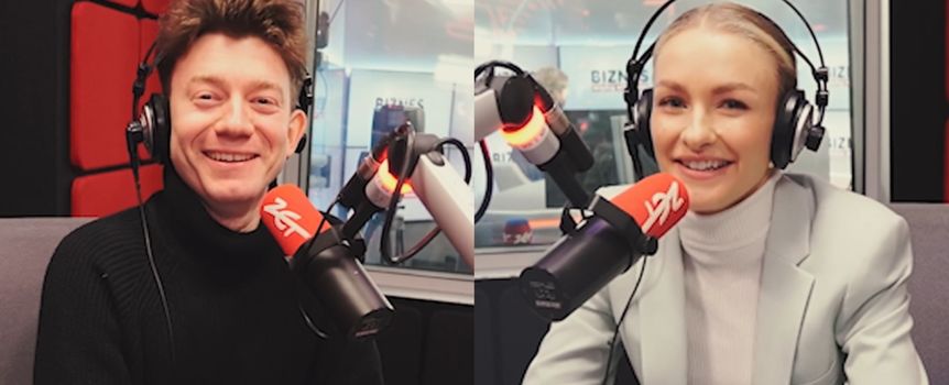Krzysztof Szczepaniak i Sara Janicka w Radiu ZET