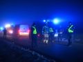 Służby w pobliżu miejsca katastrofy śmigłowca w miejscowości Malawa