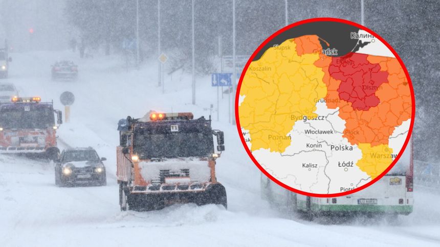 Śnieżyce. Ostrzeżenia IMGW