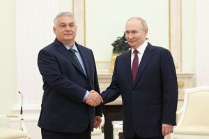Premier Węgier Viktor Orban i prezydent Rosji Władimir Putin