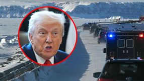 Nuuk, Grenlandia. Prezydent USA Donald Trump
