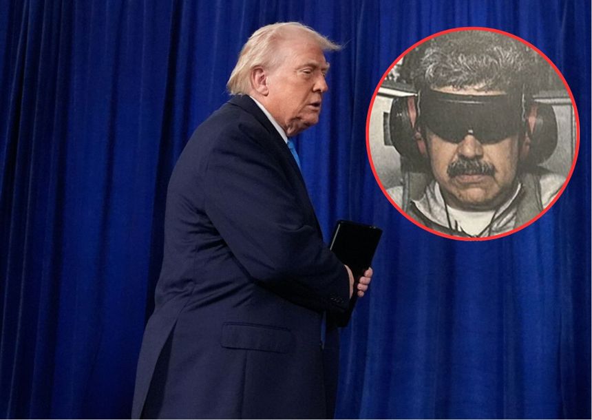 Donald Trump opublikował zdjęcie pojmanego Maduro