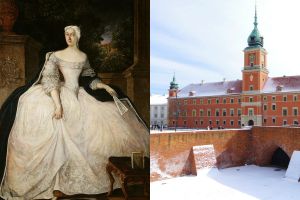 Tajemnicza Biała Dama ukazuje się zimą na Zamku Królewskim