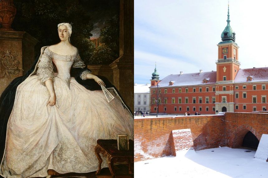 Tajemnicza Biała Dama ukazuje się zimą na Zamku Królewskim