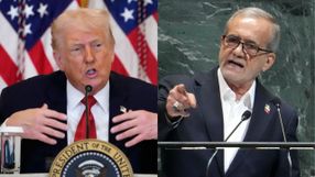 Donald Trump Masud Pezeszkian