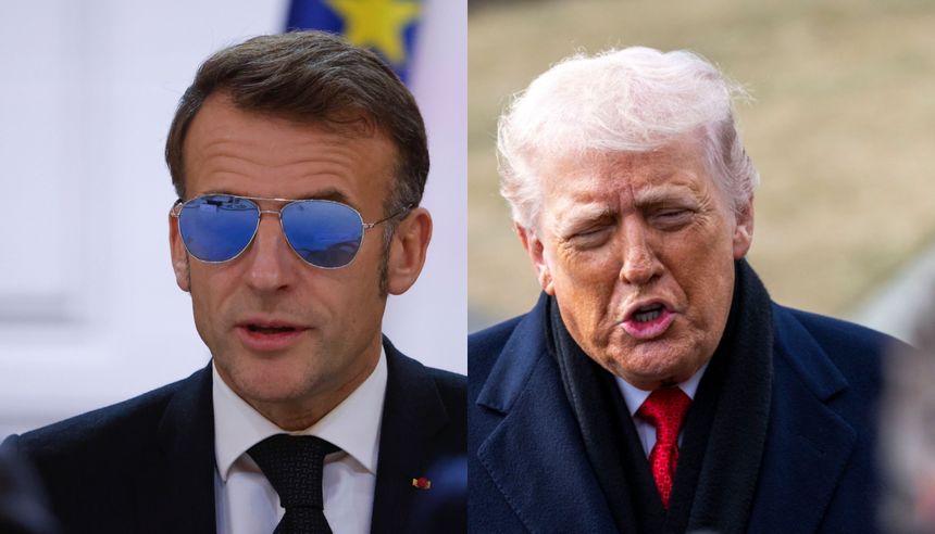 macron trump