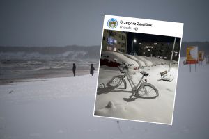 Ustka zimą