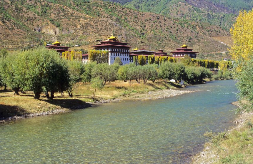 Krajobraz Bhutanu