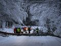Intensywne opady śniegu w Polsce