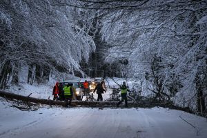 Intensywne opady śniegu w Polsce
