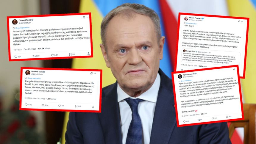 Premier Donald Tusk. Wpisy na X