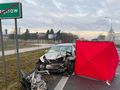 Wypadek samochodowy w Prząsławiu