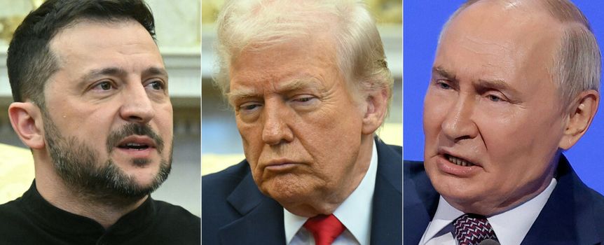 Zelenski, Trump, Putin