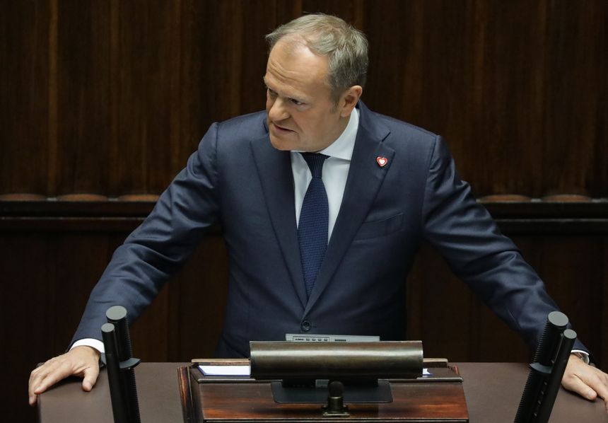 Premier Donald Tusk w Sejmie