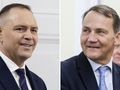Prezydent Karol Nawrocki. Szef MSZ Radosław Sikorski