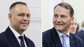 Prezydent Karol Nawrocki. Szef MSZ Radosław Sikorski