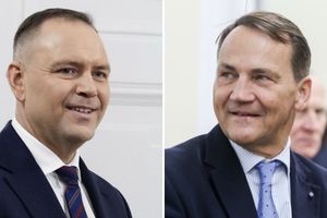 Prezydent Karol Nawrocki. Szef MSZ Radosław Sikorski