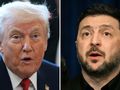 Prezydent USA Donald Trump. Prezydent Ukrainy Wołodymyr Zełenski