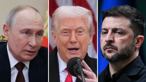 Władimir Putin. Donald Trump. Wołodymyr Zełenski