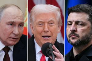 Władimir Putin. Donald Trump. Wołodymyr Zełenski