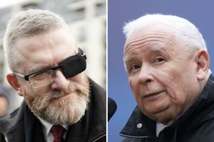 Grzegorz Braun. Jarosław Kaczyński