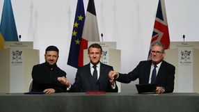 Zełenski Macron Starmer