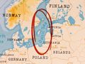 mapa Morze Baltyckie