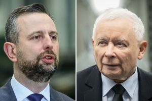 Szef MON Władyslaw Kosiniak-Kamysz. Prezes PiS Jarosław Kaczyński
