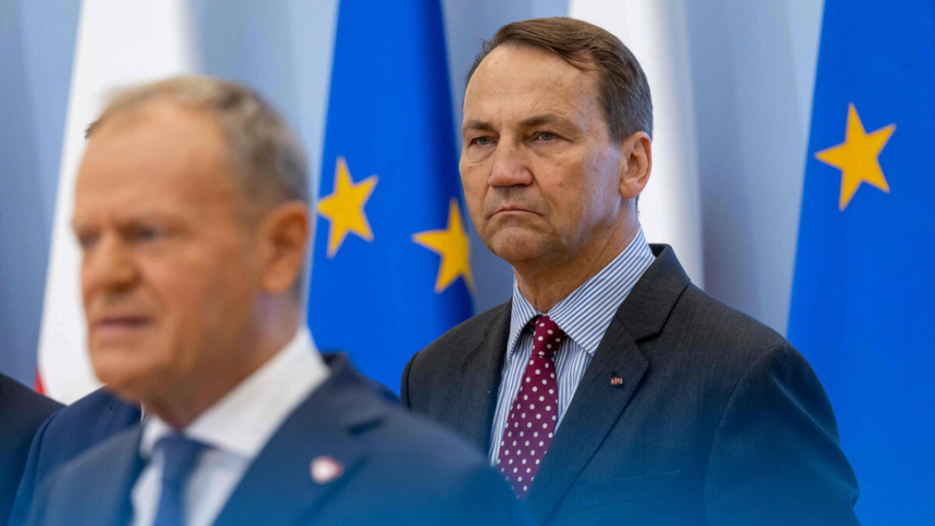 Donald Tusk Radosław SIkorski