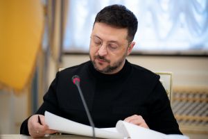 Prezydent Ukrainy Wołodymyr Zełenski