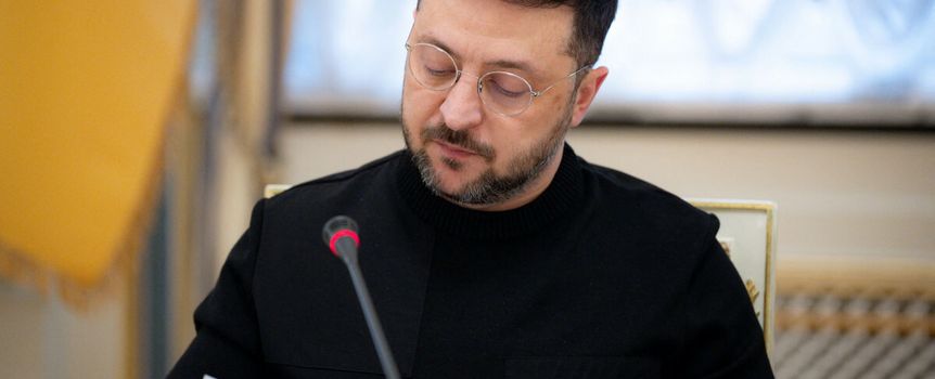 Prezydent Ukrainy Wołodymyr Zełenski