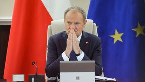 Premier Donald Tusk na posiedzeniu rządu