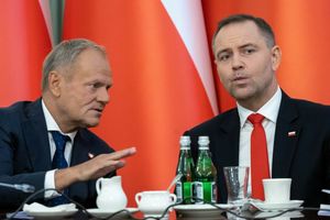 Premier Donald Tusk i prezydent Karol Nawrocki