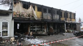 Warszawa. 36-latek zatrzymany po pożarze targowiska