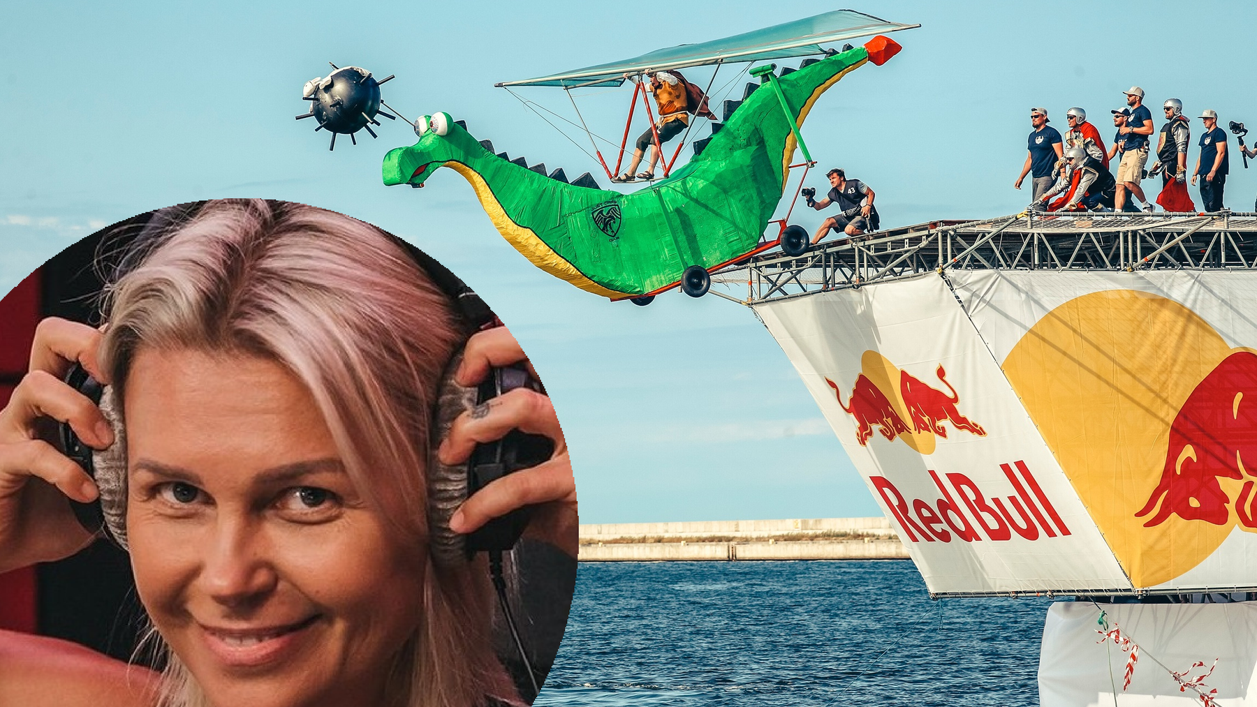 Red Bull Konkursu Lotów Agnieszka Kołodziejska współprowadzącą